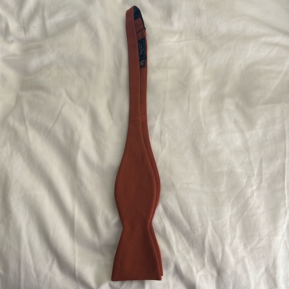 The Bar Burnt Orange Bow Tie